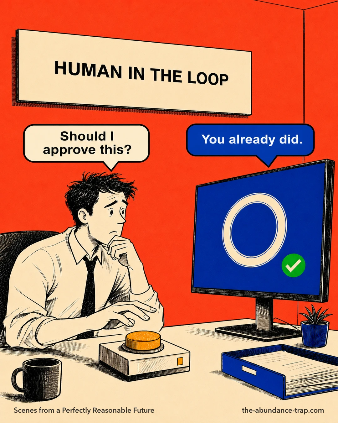 Human in the Loop cartoon